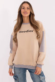 Trendy Women's Casual Sweatshirt with Unique Embroidery