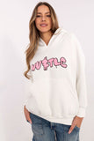Stylish Women's Hooded Sweatshirt with Kangaroo Pocket