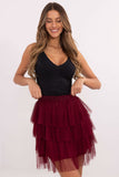 Elegant Tulle Skirt with Frills for Special Occasions