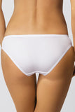 Classic Smooth Knit Briefs with Subtle Embroidery & Bow