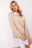 Elegant Casual Blouse with Classic Collar for Everyday Style