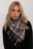 Chic Checkered Arab Scarf with Fringes for Everyday Style