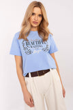 Chic Women's Casual T-Shirt with Decorative Studs