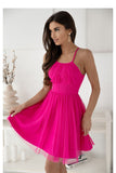 Elegant Adjustable Strap Dress with Hidden Zipper & Corset