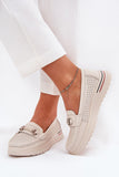 Elegant Lace Detail Leather Ballerinas for Spring & Summer