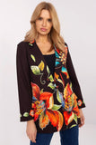 Floral Print Casual Denim Imitation Jacket for Women