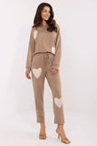 Trendy Women's Casual Tracksuit Set with Heart Patches