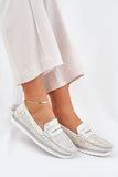 Stylish Eco Leather Women's Moccasins with Comfort Footbed