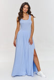 Elegant Maxi Dress with Side Slit for Effortless Style