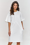Elegant Short Sleeve Dress with Pockets for Everyday Style