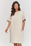 Elegant Short Sleeve Dress with Pockets for Everyday Style