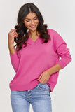 Elegant V-Neck Sweater: Comfort Meets Timeless Style