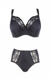 Lace-Trimmed Women's Cotton and Spandex Panties