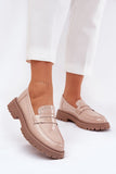 Chic Eco Leather Women's Moccasins with Unique Embellishments