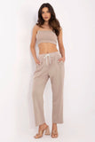 Elegant High-Waist Casual Sweatpants with Pockets