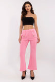 Elegant High-Waisted Bell-Bottom Sweatpants with Pockets
