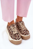 Eco Suede Women's Sports Shoes with Comfortable Platform Design