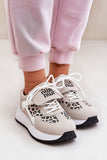 Eco Suede Platform Sports Shoes with Unique Print Details