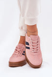 Stylish Eco Leather Women's Platform Sneakers for Comfort