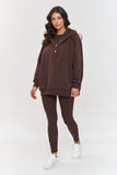 Stylish 3-in-1 Comfort Set: Sweatshirt, Top & Leggings
