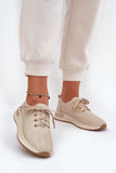 Stylish Leather Platform Sports Shoes for Women