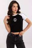 Trendy Embroidered Sequin T-Shirt for Casual Chic Style