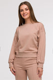 Elegant Open Back Sweatshirt for Effortless Style