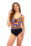 Elegant One-Piece Swimsuit with Push-Up Support