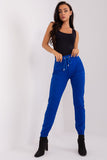 Stylish High-Waisted Sweatpants with Pockets and Print