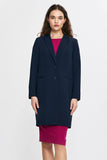Elegant Women's Blazer with Classic Lapels and Shoulder Pads