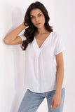 Lightweight V-Neck Blouse for Everyday Comfort and Style