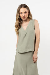 Elegant Lightweight Shorts with Practical Pockets for Summer - green / s