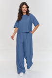 Elegant V-Neck Jumpsuit with Pockets for Effortless Style