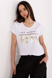 Trendy Casual Women's V-Neck T-Shirt with Unique Print