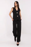 Chic Women's Vest and Trouser Suit for Formal Occasions
