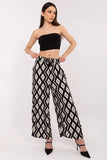 Eco-Friendly Women's Casual Wide-Leg Pants with Print