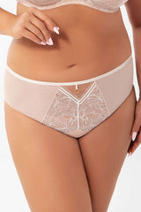 Panties model 212774 Gorsenia Lingerie - beige / XL