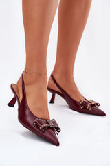 Heel pumps model 213888 Step in style - red / 39