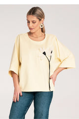 Blouse model 214899 Figl - yellow / one-size-fits-all