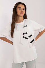 Blouse model 216211 Lakerta - beige / S/M