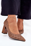  Block heel pumps model 216309 Step in style 