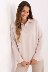 Blouse model 219085 Lakerta - beige / S/M
