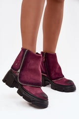 Boots model 219392 Step in style - red / 41