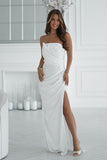  Long dress model 219716 Bicotone 