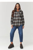  Long sleeve shirt model 219731 Makadamia 