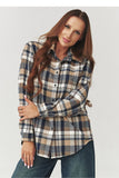  Long sleeve shirt model 219732 Makadamia 