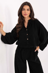 Blouse model 220273 Italy Moda - black / one-size-fits-all