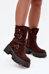 Boots model 220496 Step in style - brown / 36