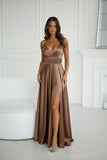  Long dress model 220834 Bicotone 