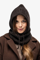 Balaclava model 220836 awama - brown / one-size-fits-all